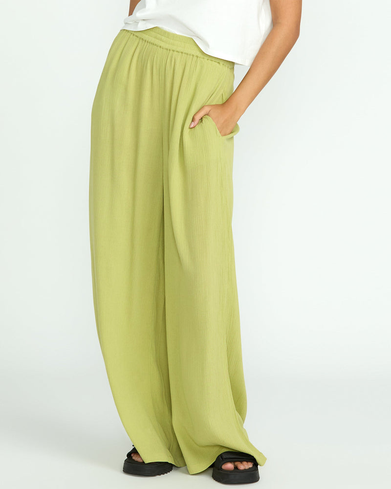 Volcom Women's Stoneshine Junki Pants Pea Green