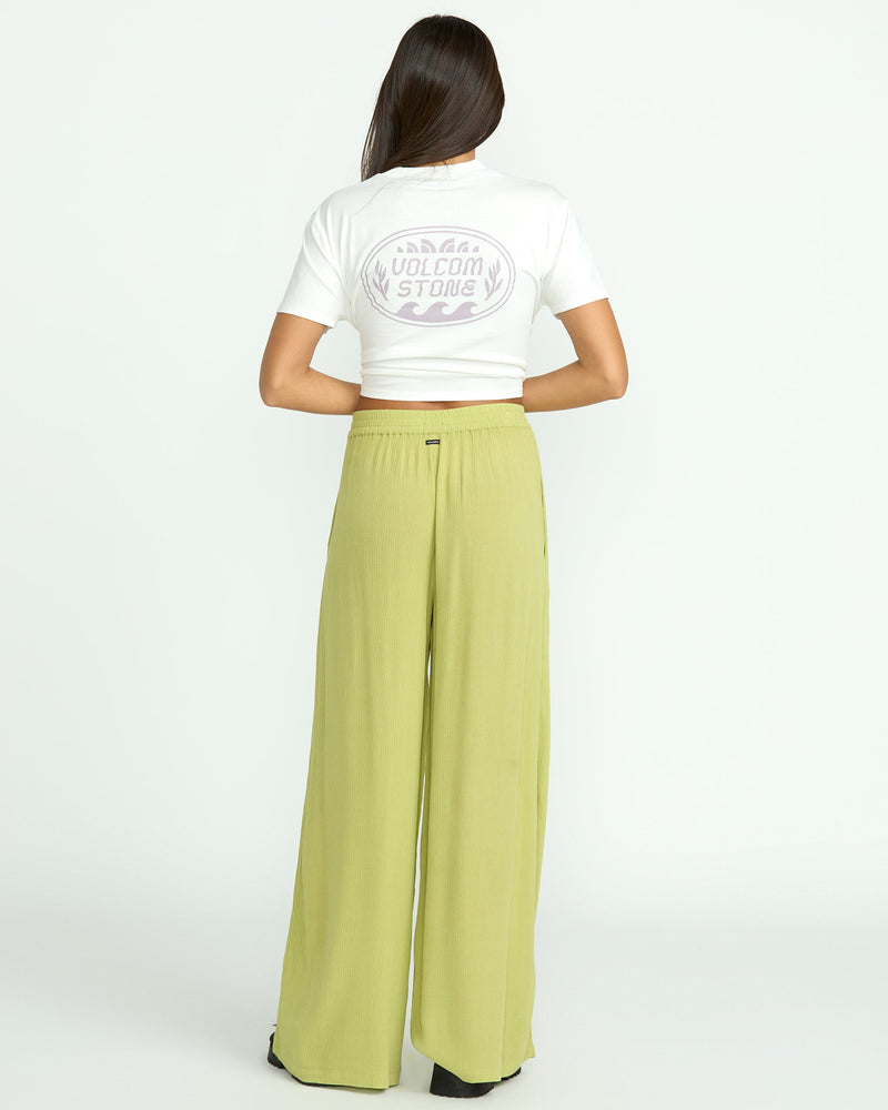 Volcom Women's Stoneshine Junki Pants Pea Green