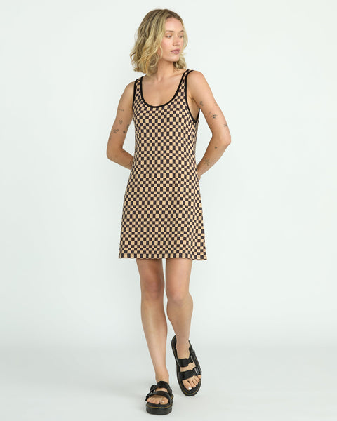 Volcom Women's Stoneway Dress Vintage Black