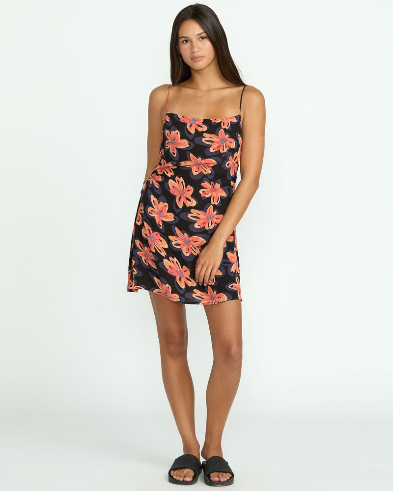 Volcom Women's Deep Tropix Dress Black