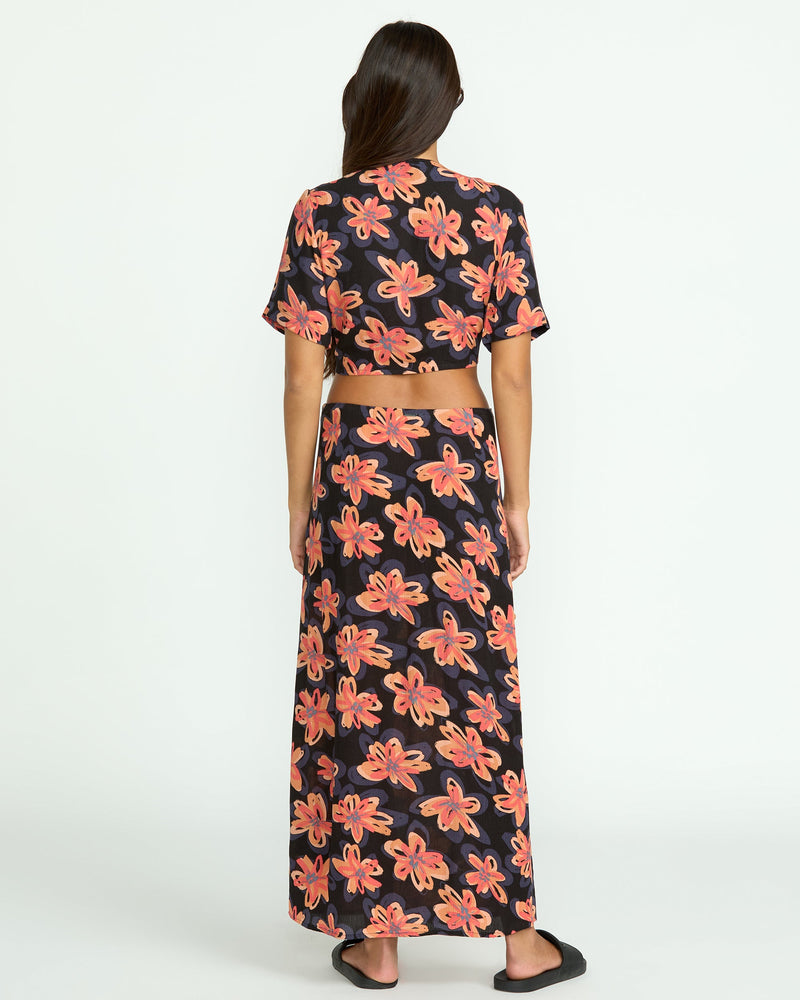 Volcom Women's Deep Tropix Skirt Black