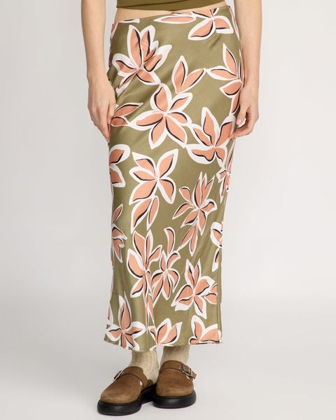 Volcom Women's Psychonic Skirt Light Army