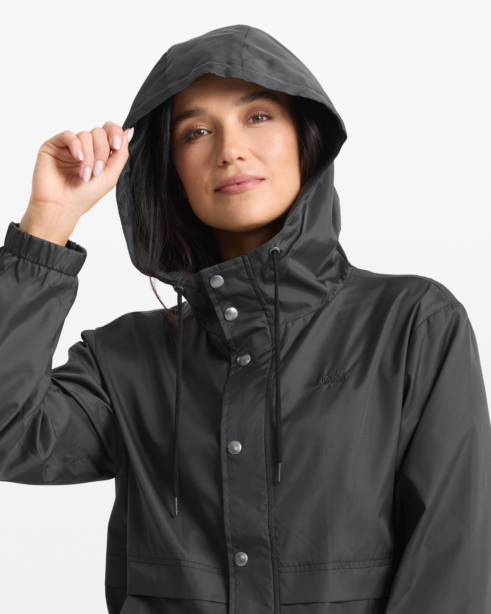 パタゴニア ゴアテックス S ボードウェア ブラック レディース 止水ジップ Women's Stonewind Jacket - Volcom