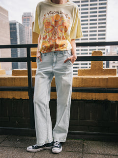 1991 Stoned Low Rise Pants - Allover Stone Light
