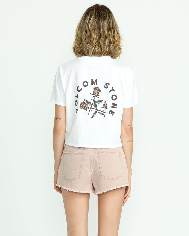 Volcom Women's 1991 Stoned Denim Shorts Stone