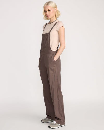 Volcom Women's Lived In Romper Black Plum