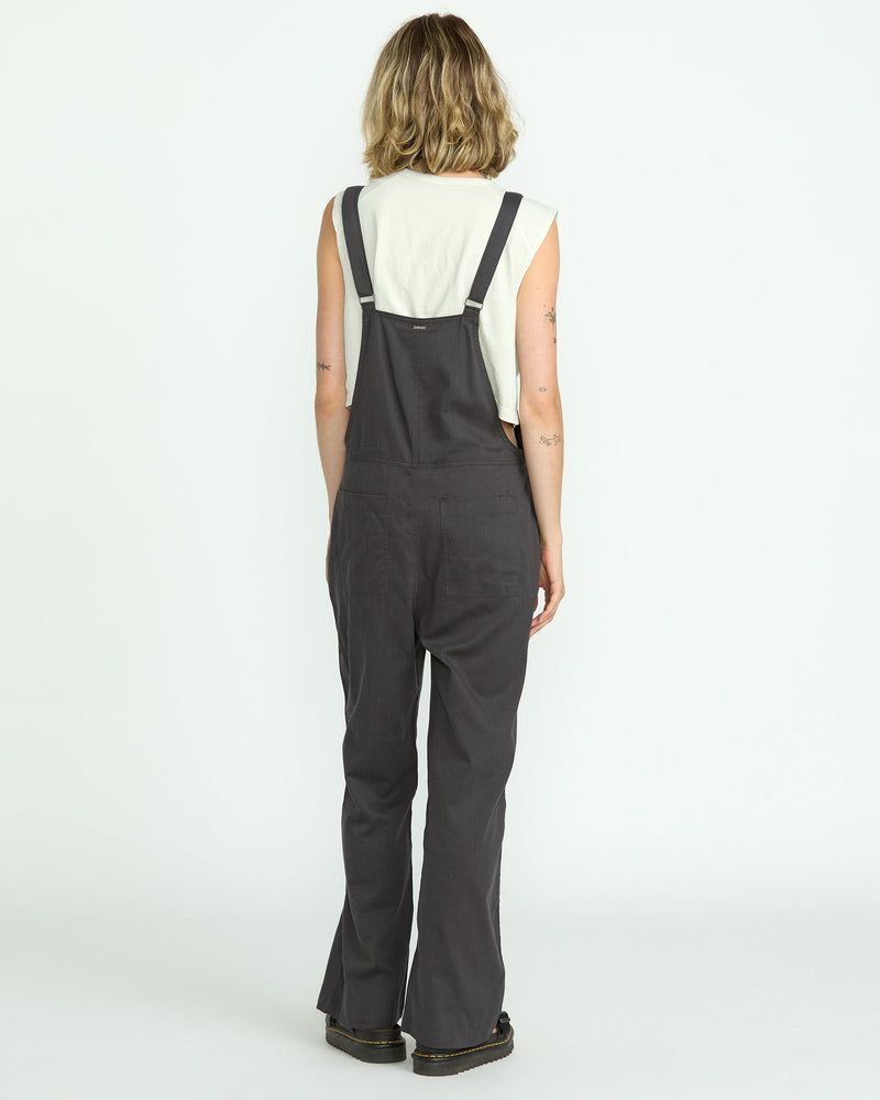 Volcom Women's Lived In Romper Vintage Black