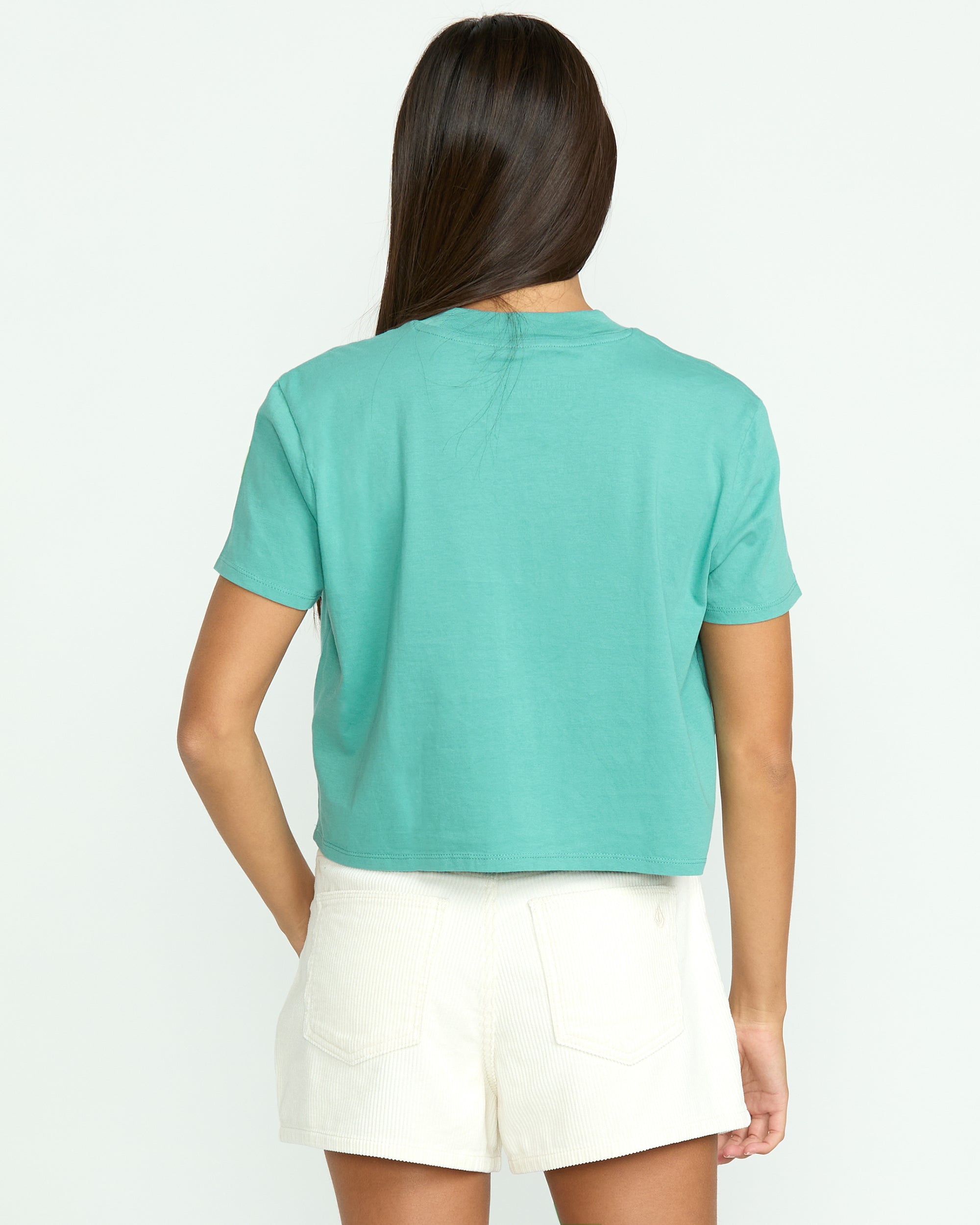 RRL トラック スミクロ フェード ポケT ナス紺 グランメゾン ボルチモア Women's Pocket Dial Short Sleeve Tee - Volcom