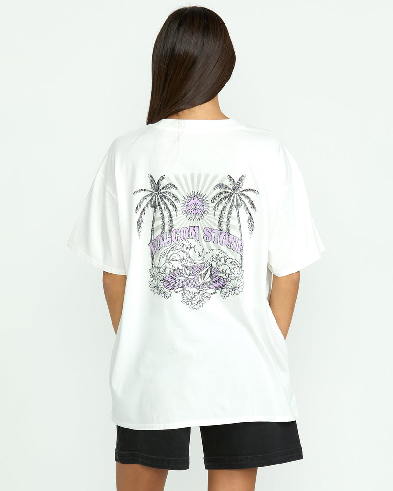 Volcom Women's Stones Throw Tee Star White