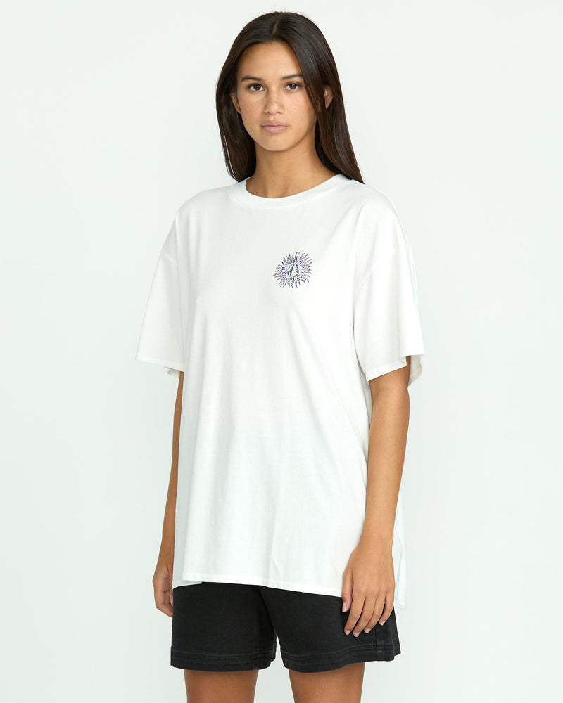Volcom Women's Stones Throw Tee Star White