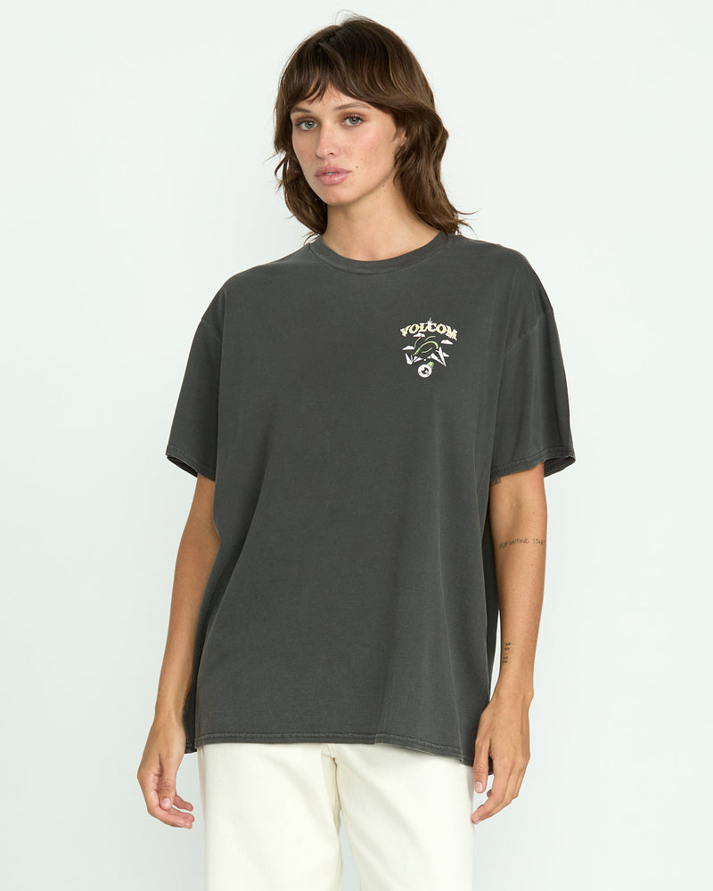 Volcom Women's Stones Throw Tee Vintage Black