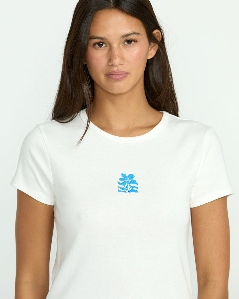 Volcom Women's Coco Ho Tee Star White
