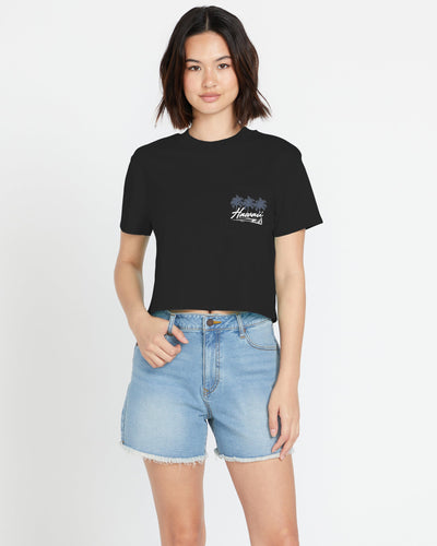 Volcom Women's Volcom Island Pocket Tee Black