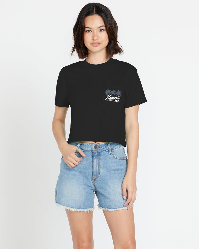 Volcom Women's Volcom Island Pocket Tee Black