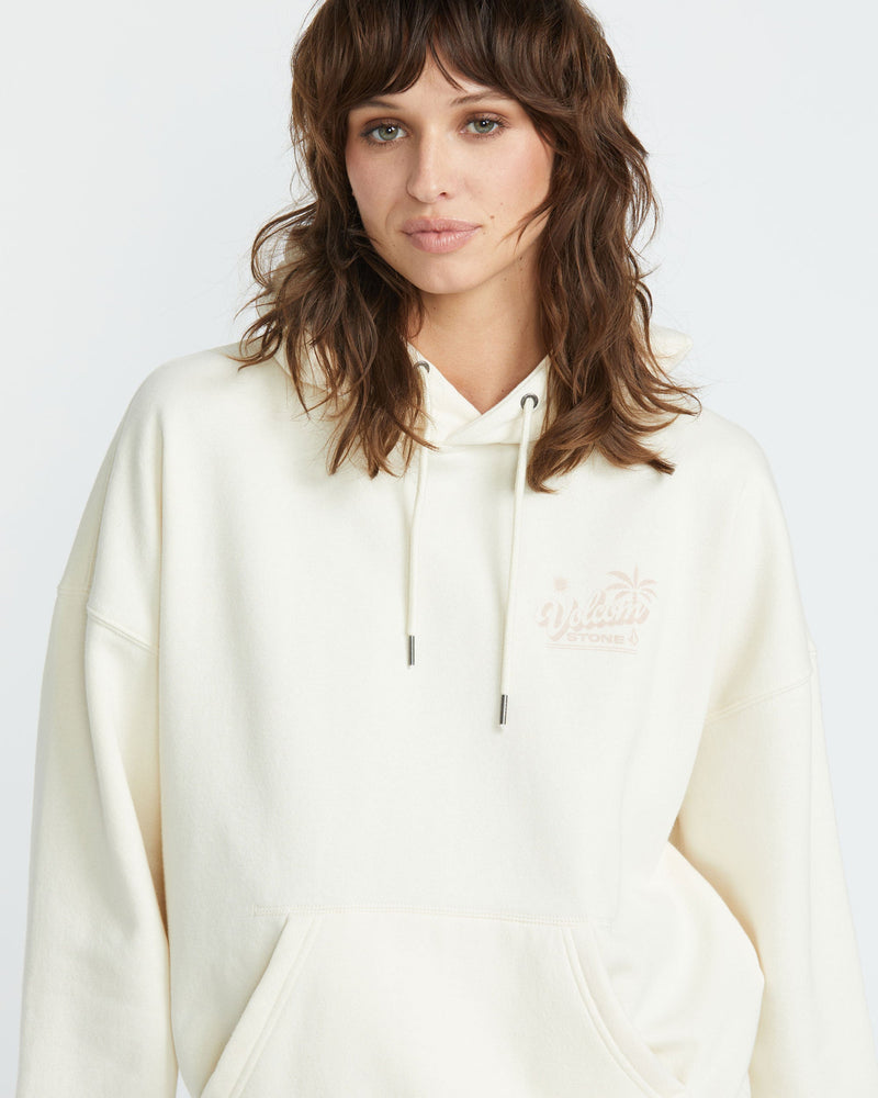 Volcom Women's Stone Art Up Hoodie Bone