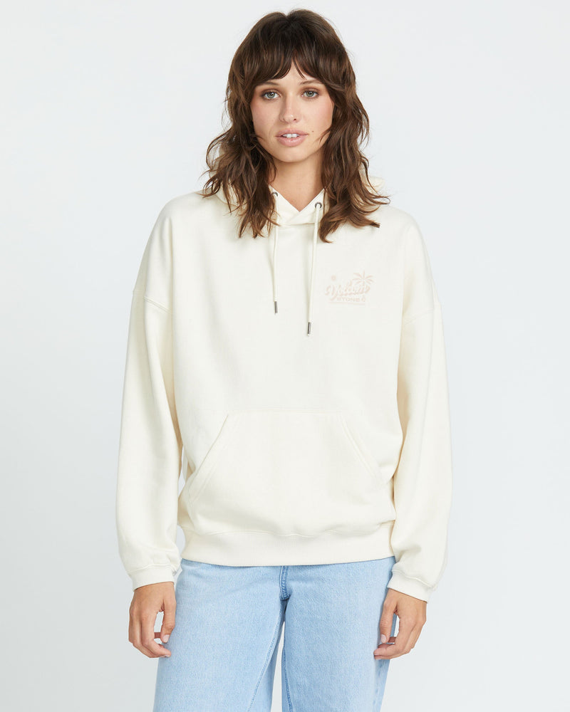Volcom Women's Stone Art Up Hoodie Bone