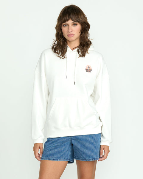 Volcom Women's Stone Art Up Hoodie Star White
