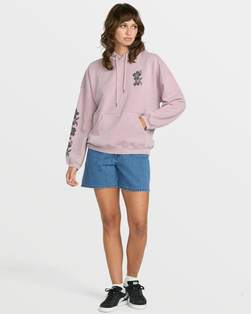 Volcom Women's Stone Art Up Hoodie Violet Ice