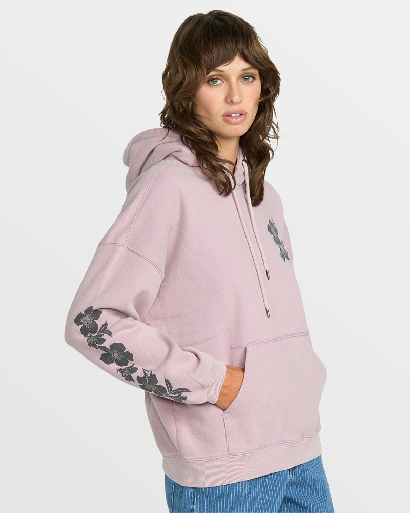 Volcom Women's Stone Art Up Hoodie Violet Ice