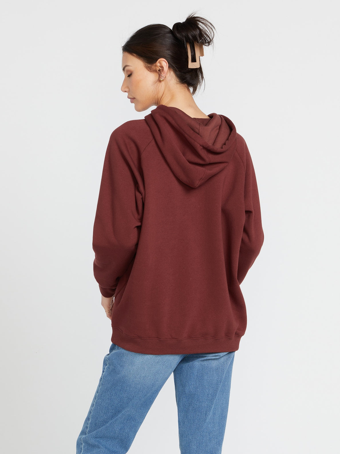 Truly Stoked Boyfriend Pullover - Cayenne