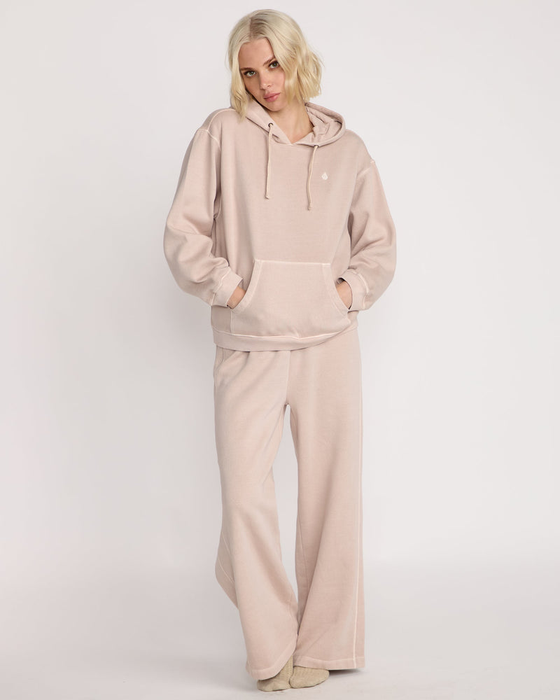 Women's Stone Soft Hoodie-Khakiest-Volcom