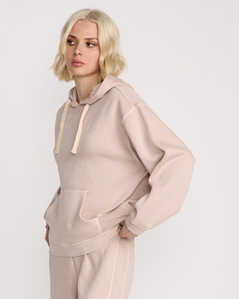 Women's Stone Soft Hoodie-Khakiest-Volcom