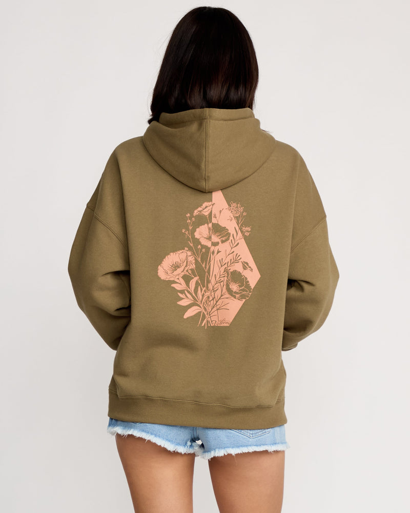 Volcom Women's Stone Art Up Hoodie 