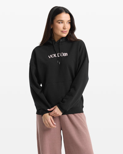 Volcom Women's Stone Art Up Hoodie Black