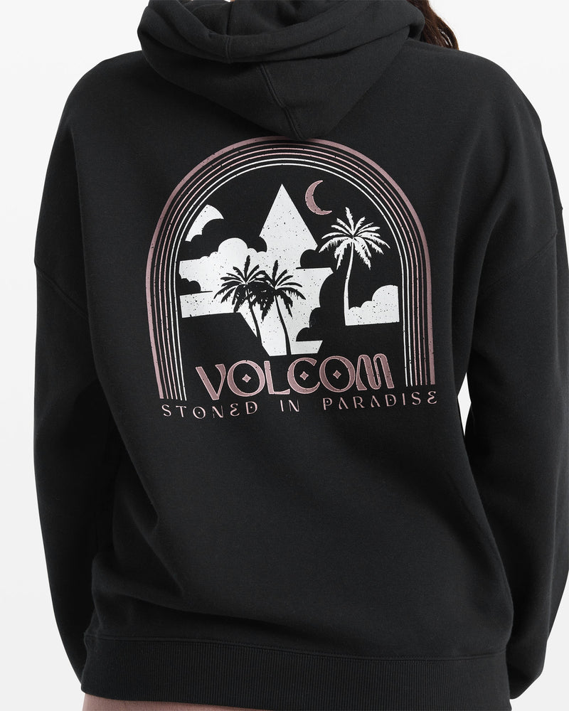 Volcom Women's Stone Art Up Hoodie Black