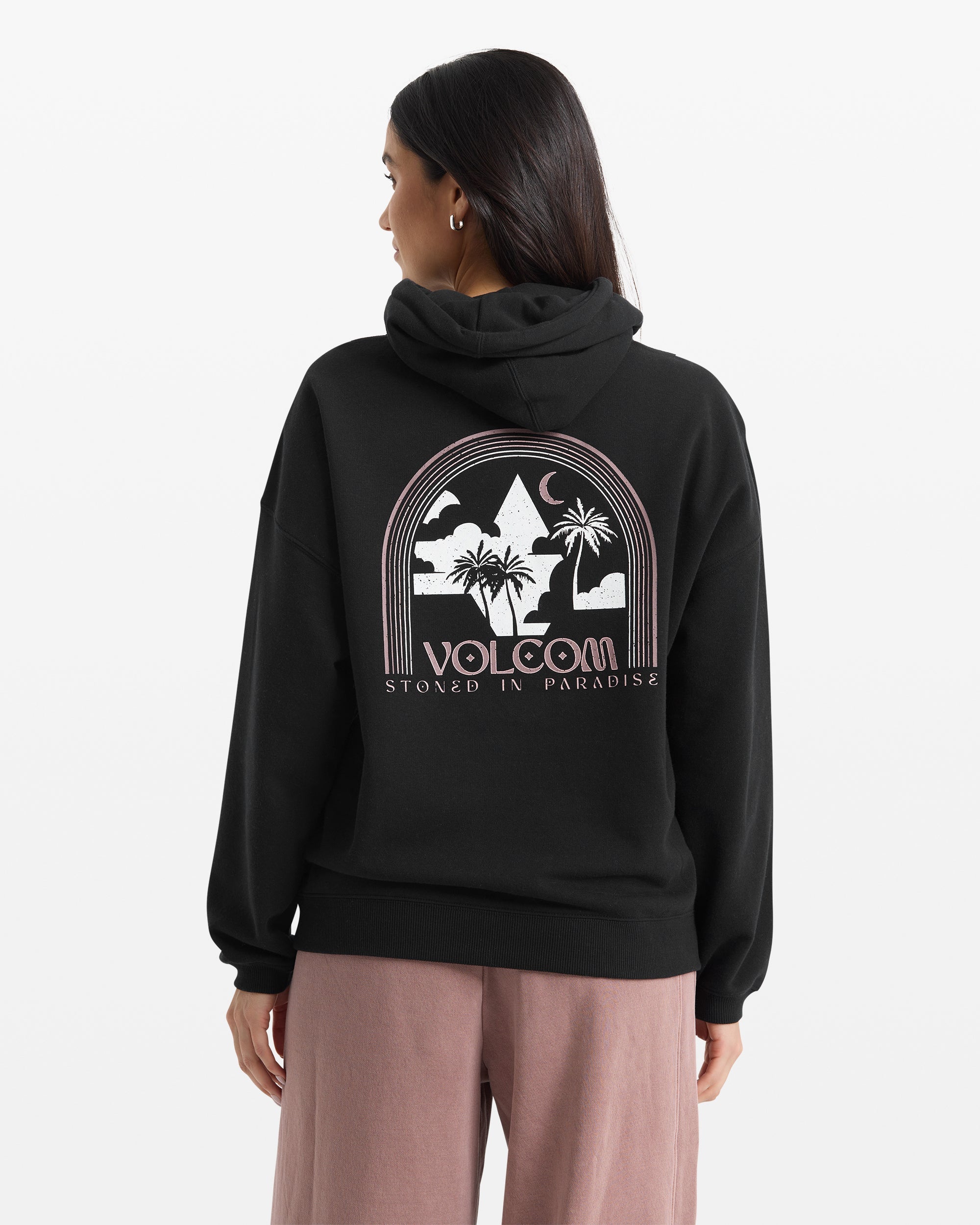 トップス 90s stone  96aw hoodie parker M Women's Stone Art Up Hoodie - Volcom