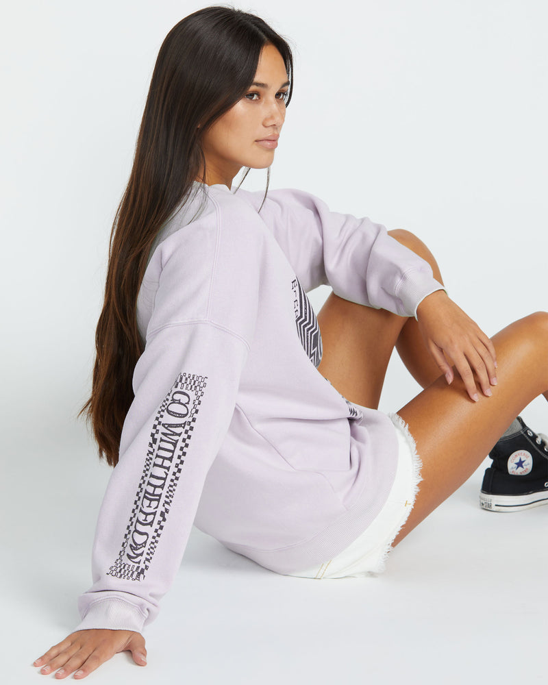 Volcom Women's Stone Crew Blurred Violet