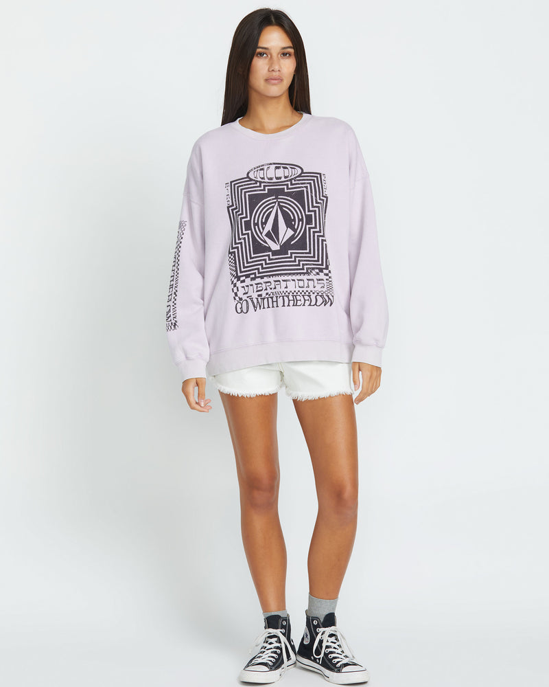 Volcom Women's Stone Crew Blurred Violet