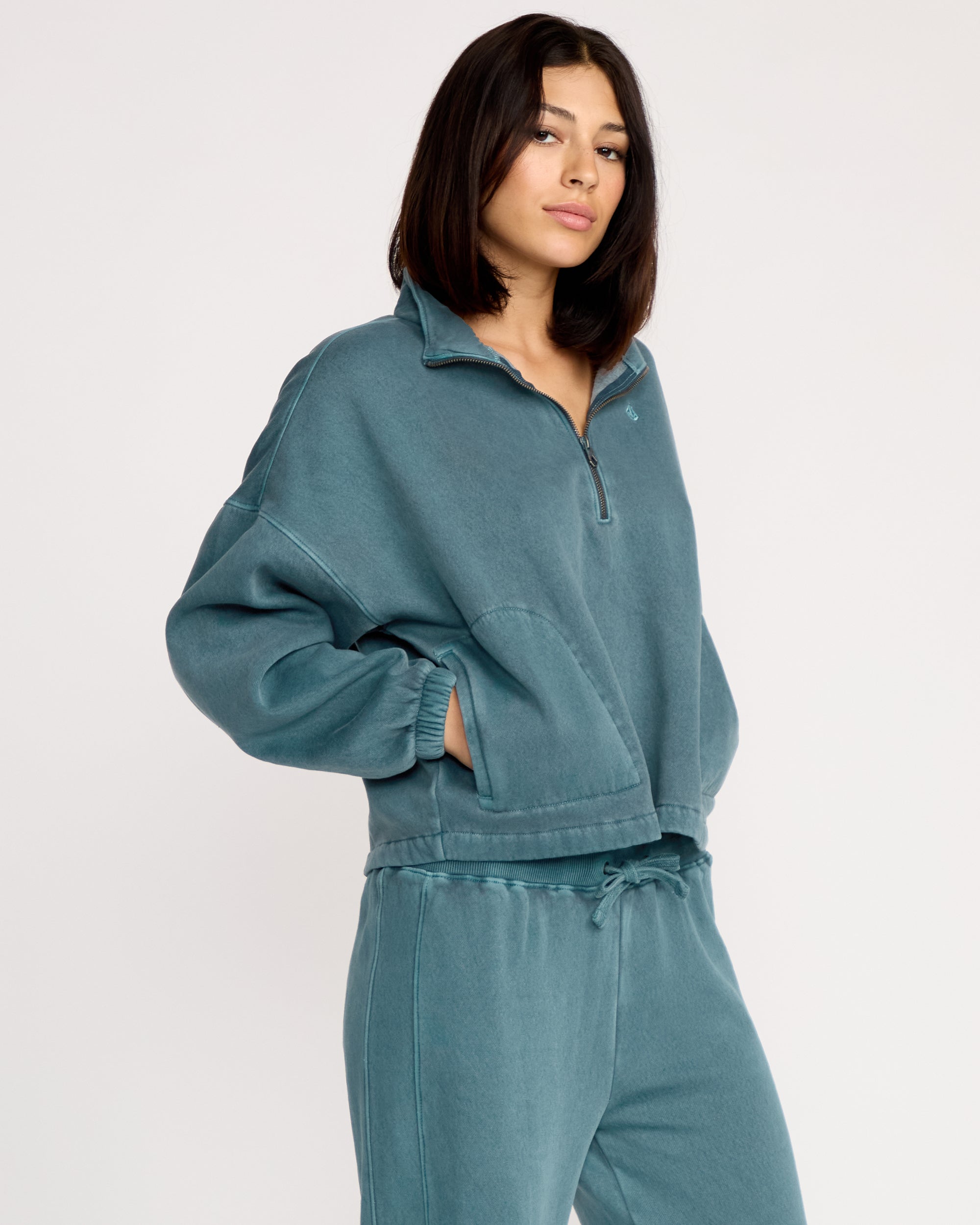 Women's Stone Soft Quarter Zip - Volcom