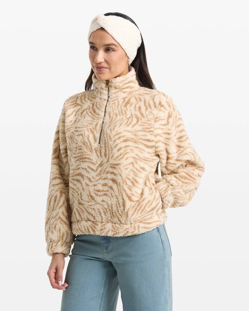 Volcom Women's Halfstone Zip Sweatshirt 