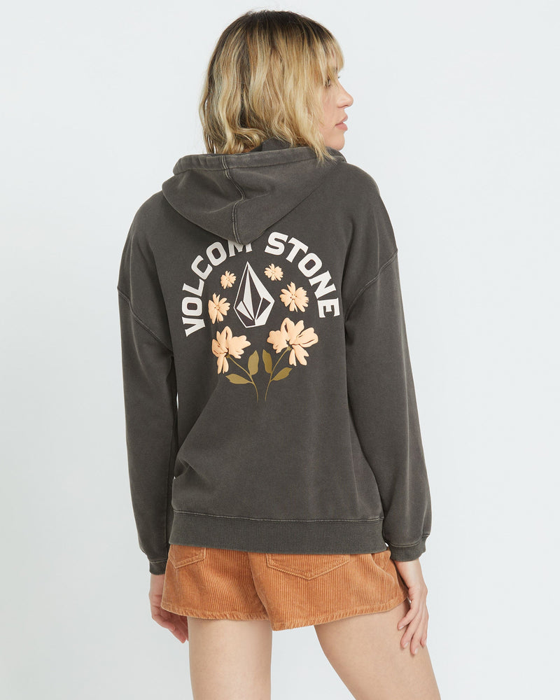 Volcom Women's Stone Art Up Zip Vintage Black