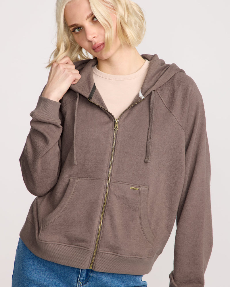 Volcom Women's Lived In Fleece Zip 