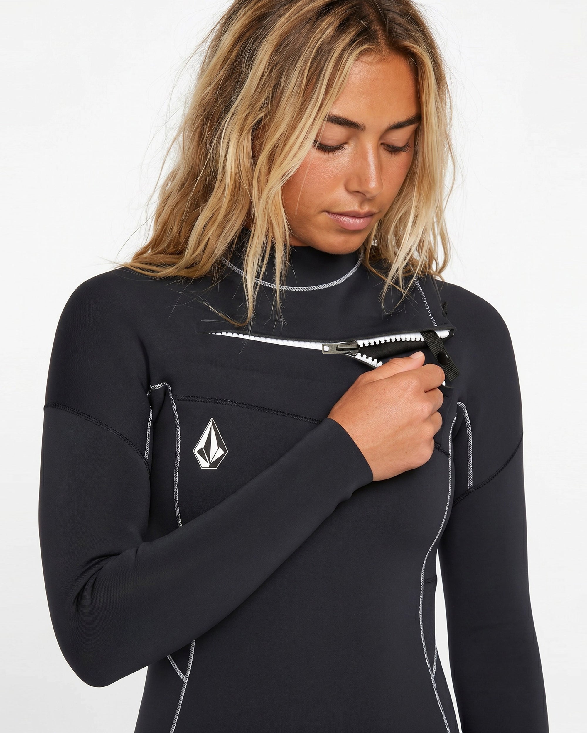 Women's 3/2MM Modulator Chest Zip Full Wetsuit - Volcom