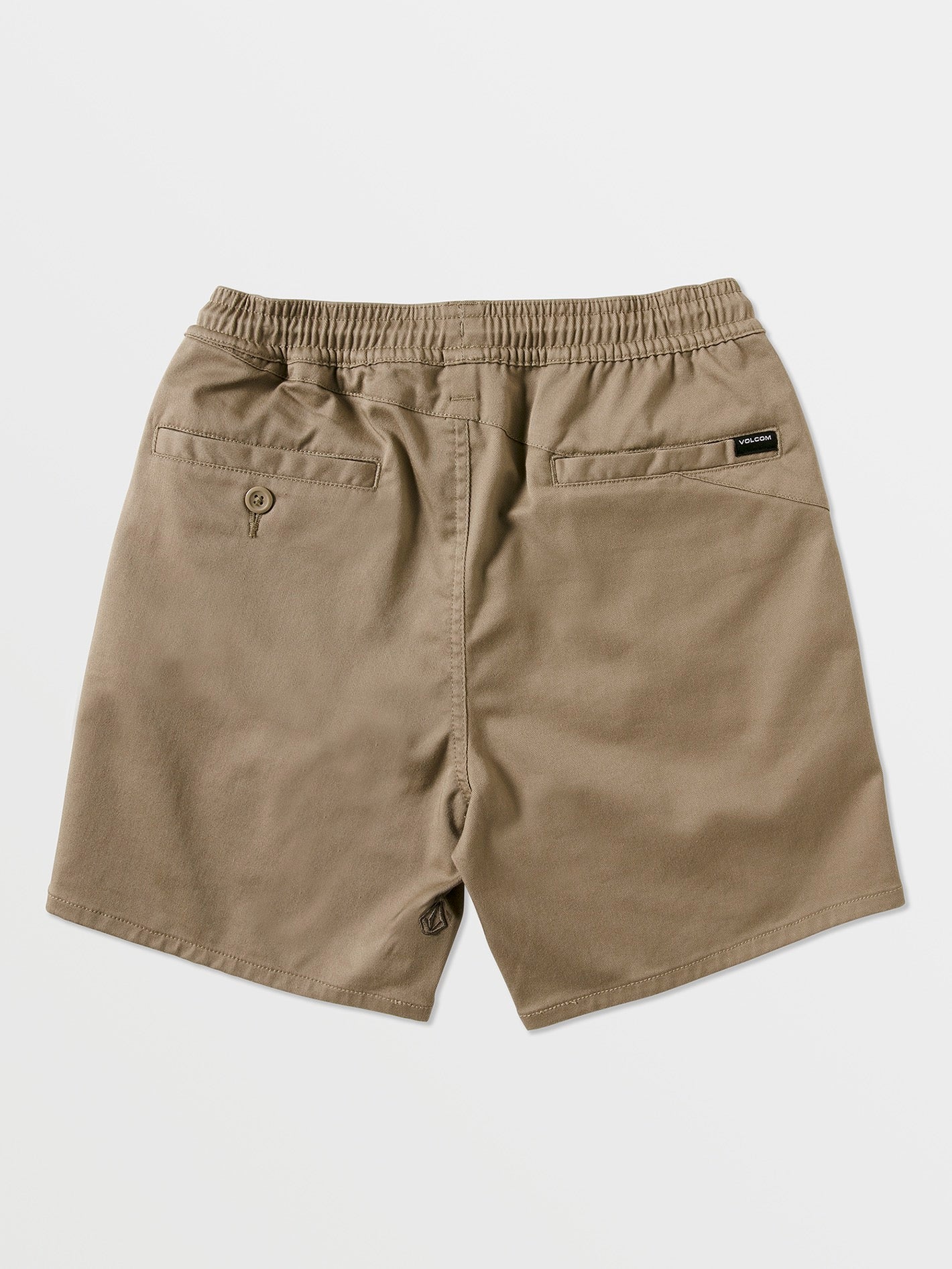 Big Boys Frickin Elastic Waist Shorts - Khaki – Volcom US