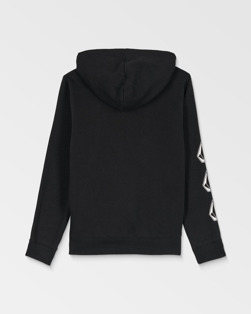Volcom Big Kids' Iconic Stone Gid Zip Black