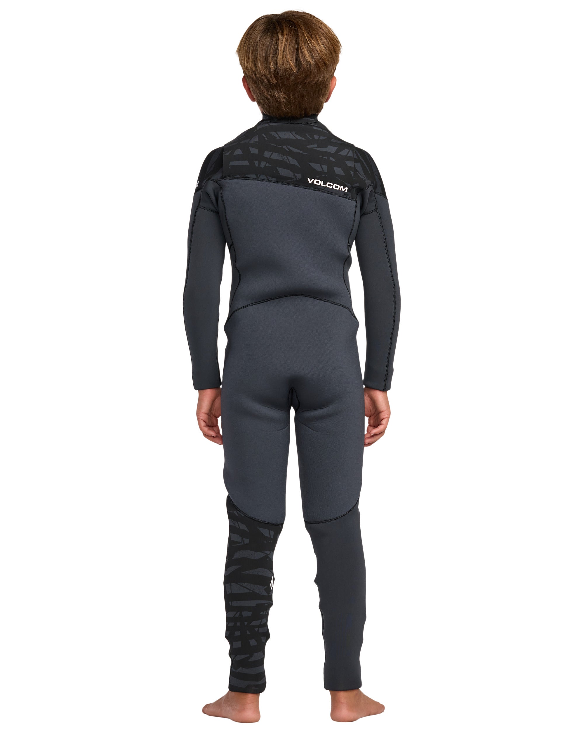 Big Kids' 4/3MM Modulator Chest Zip Full Wetsuit - Volcom