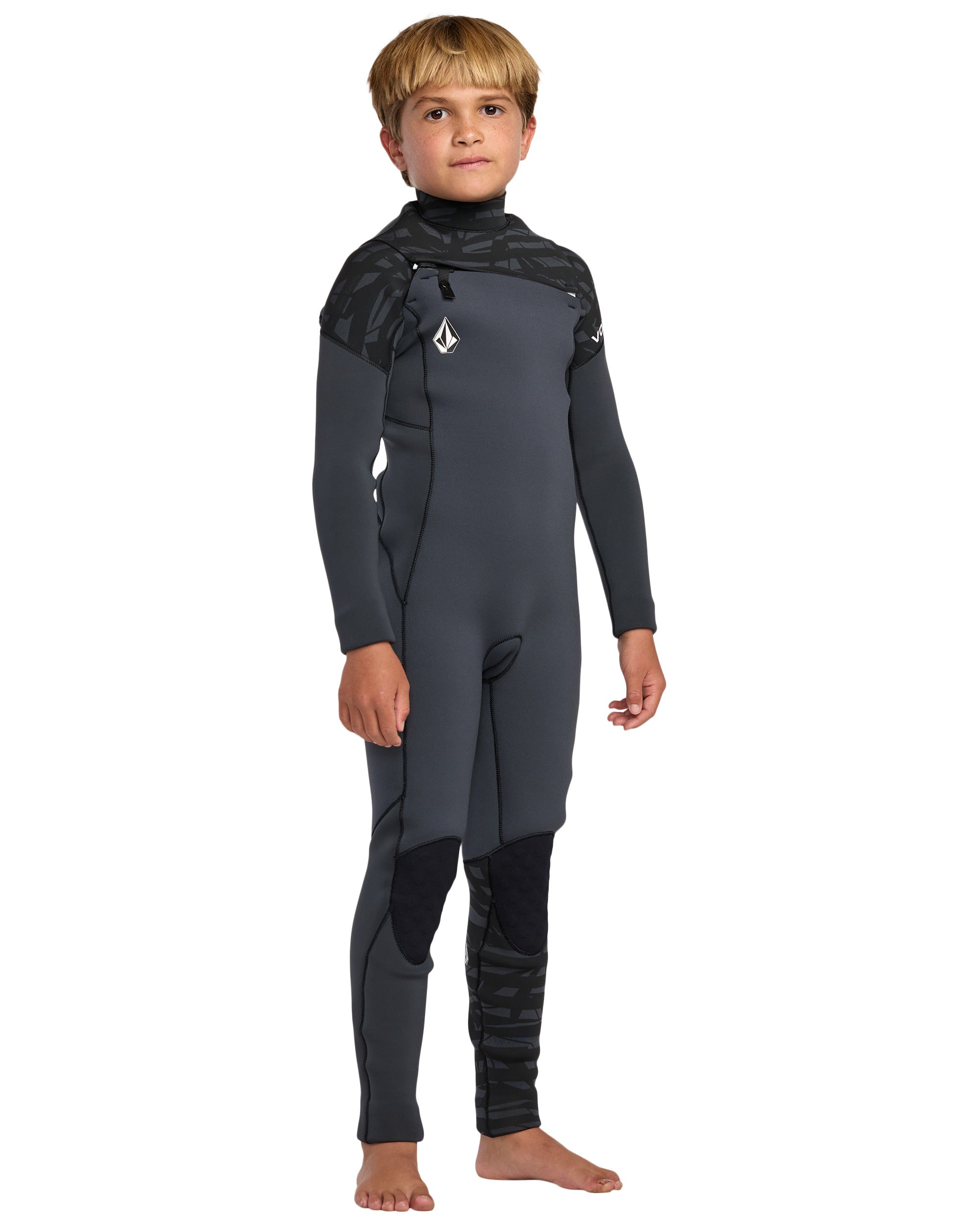 【新品未使用】 VOLCOM ウェットスーツ キッズ14サイズ 4/3mm Big Kids' 4/3MM Modulator Chest Zip Full Wetsuit - Volcom