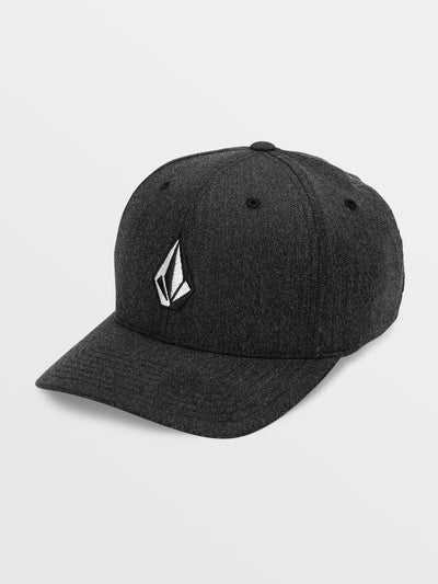 Volcom Men's Full Stone Heather Flexfit Hat Charcoal Heather