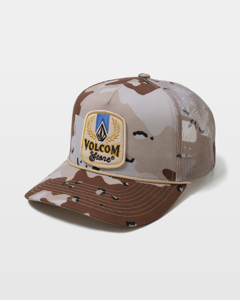 Men's Stoney Trail Trucker-Lkhaki-Volcom