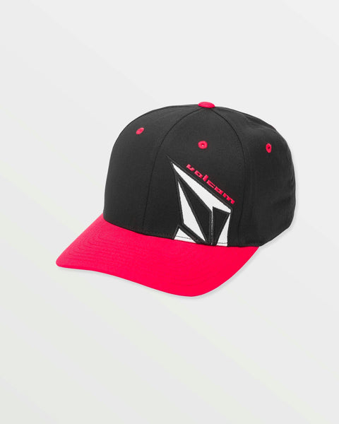 Volcom Men's 21St Century Stone Flexfit Hat Chili Red