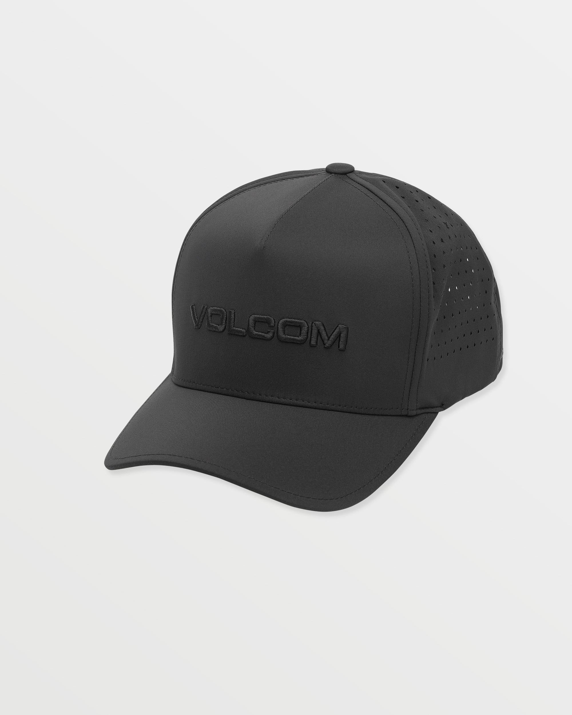 Men's Volcom Vent Delta Adjustable Hat-Black-Volcom