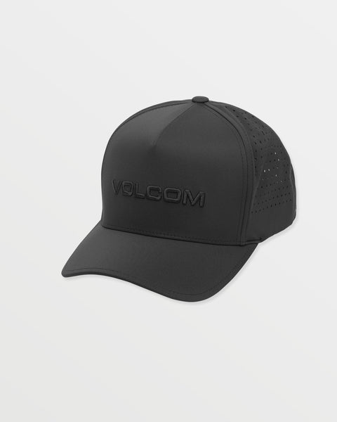 Men's Volcom Vent Delta Adjustable Hat-Black-Volcom