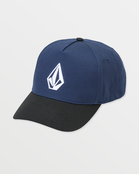 Men's Embossed Stone Adjustable Hat-Cosmic Blue-Volcom