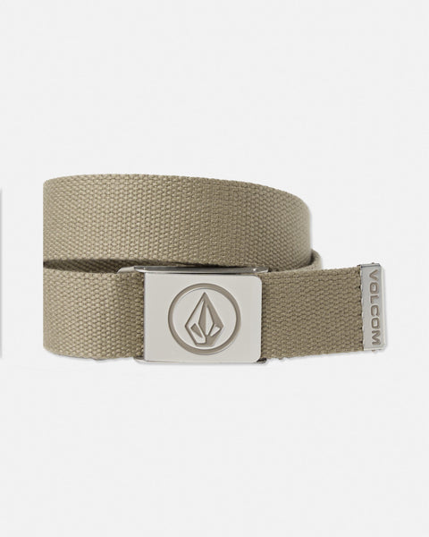 Volcom Circle Web Belt Brindle