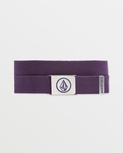 Volcom Circle Web Belt Dark Purple