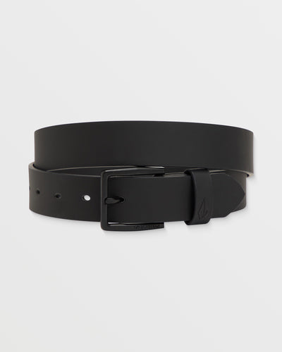Volcom Flat Bar Pu Belt Black